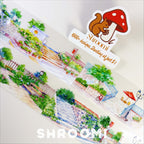 Sunny Path PET Tape Sunny Path PET Tape – Hand-Drawn Watercolor Street Scene for Journaling & Crafts