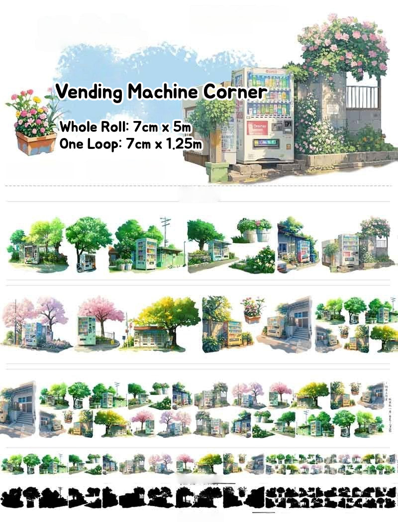 Vending Machine Corner - Street Vending Machine PET Tape