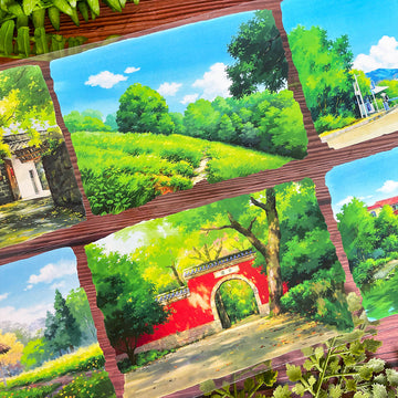 Sunlit Forest Large Background Decorative Tape