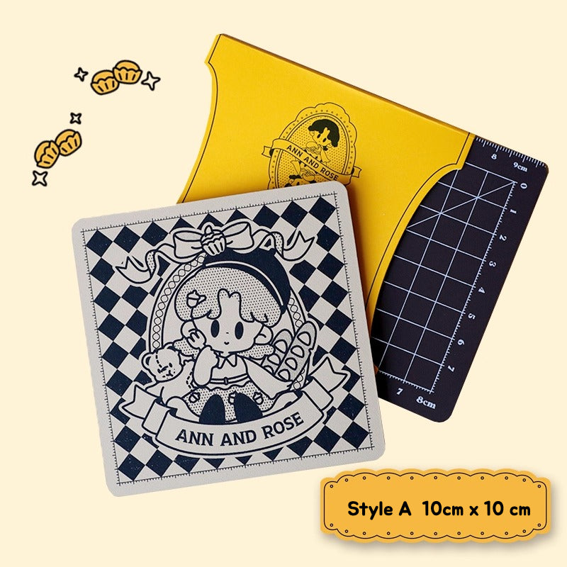 Mini Journal Craft Mat Cutting Pad Small Handheld Crafting Mat | Precision Cutting Pad for Journaling & DIY