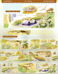 Golden Coast PET Tape Golden Coast PET Crystal Tape | Beach & Ocean Journaling Washi