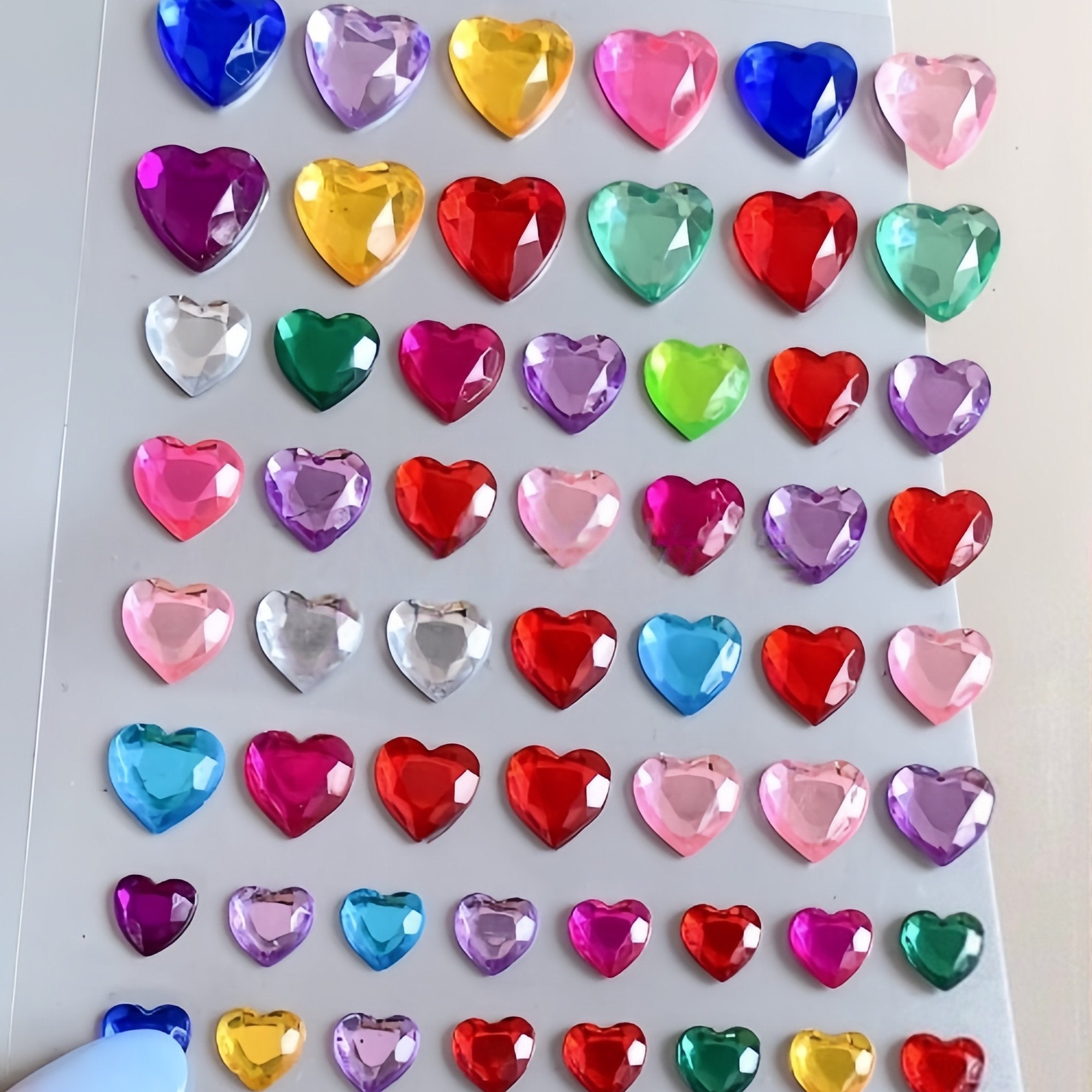 Moon, Star & Heart Gemstone Sticker Pack