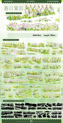 Springtime Garden PET Tape