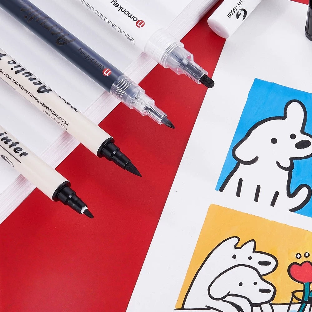Acrylic liner markers