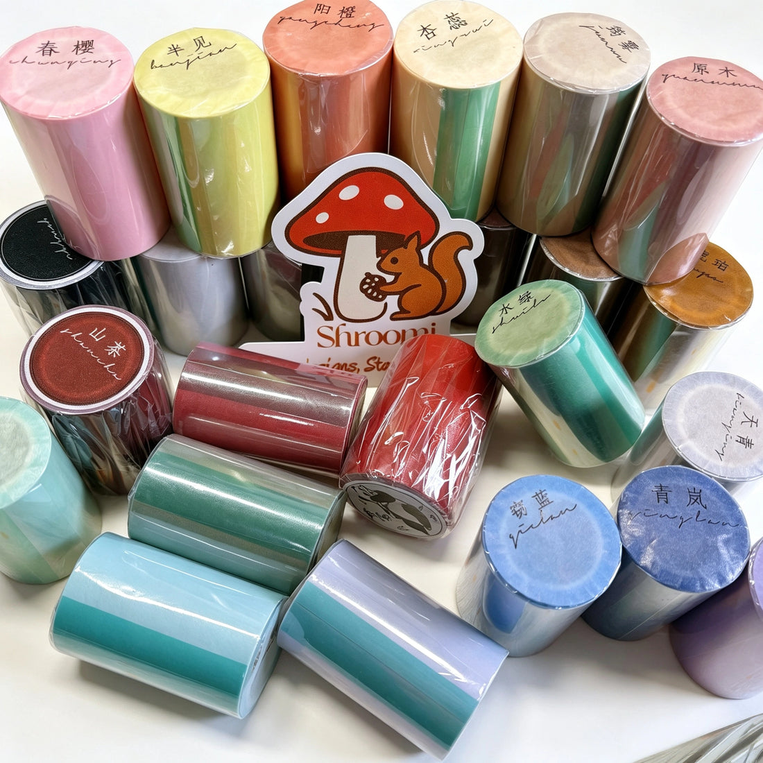 Solid Color Wide Background Tape