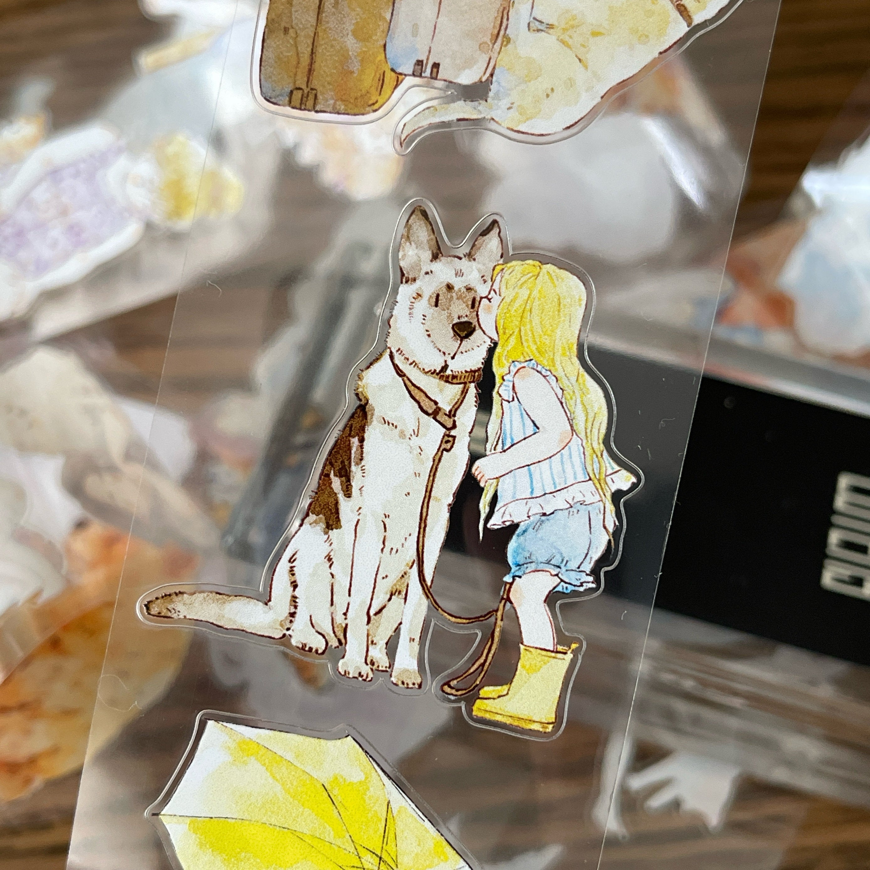 Animal Friends PET Tape with illustrated children and animals
