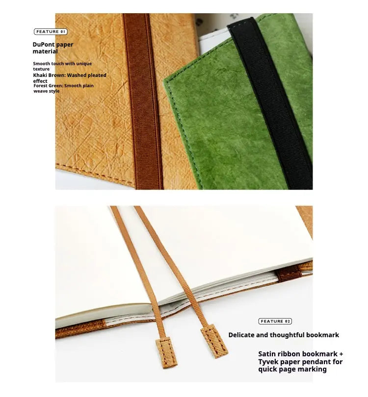 Journal Cover - Tyvek Notebook Cover Notefor