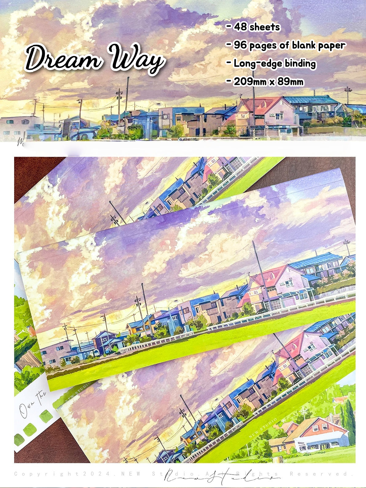 Scenery Crafting Strip Journal/Notebook