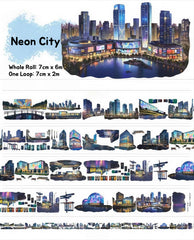 Neon City - City Lights PET Tape