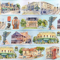 Old Shanghai PET Tape Old Shanghai PET Tape | Retro Chinese Cityscape & Scenery