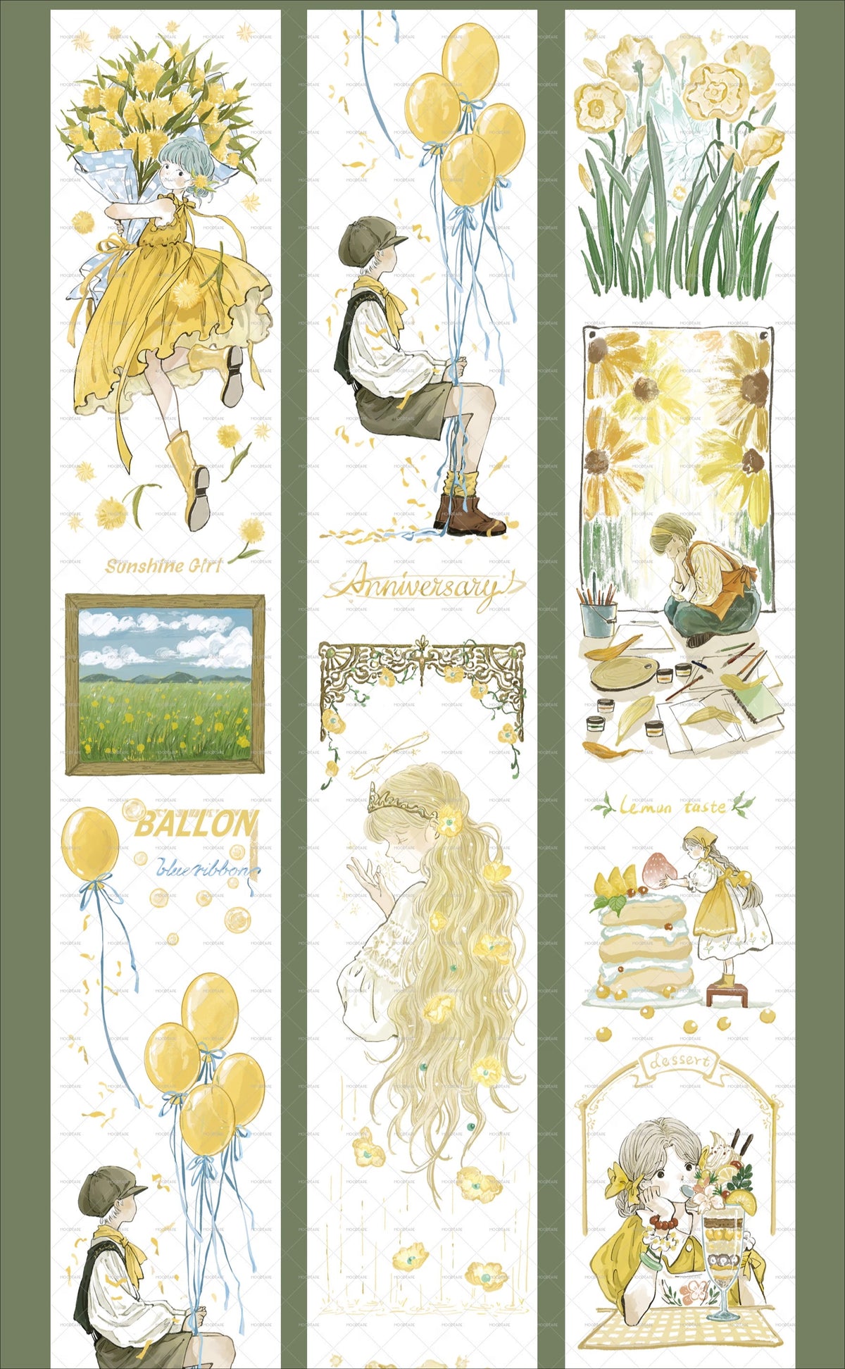 Golden Hour Glow - Character PET Tape