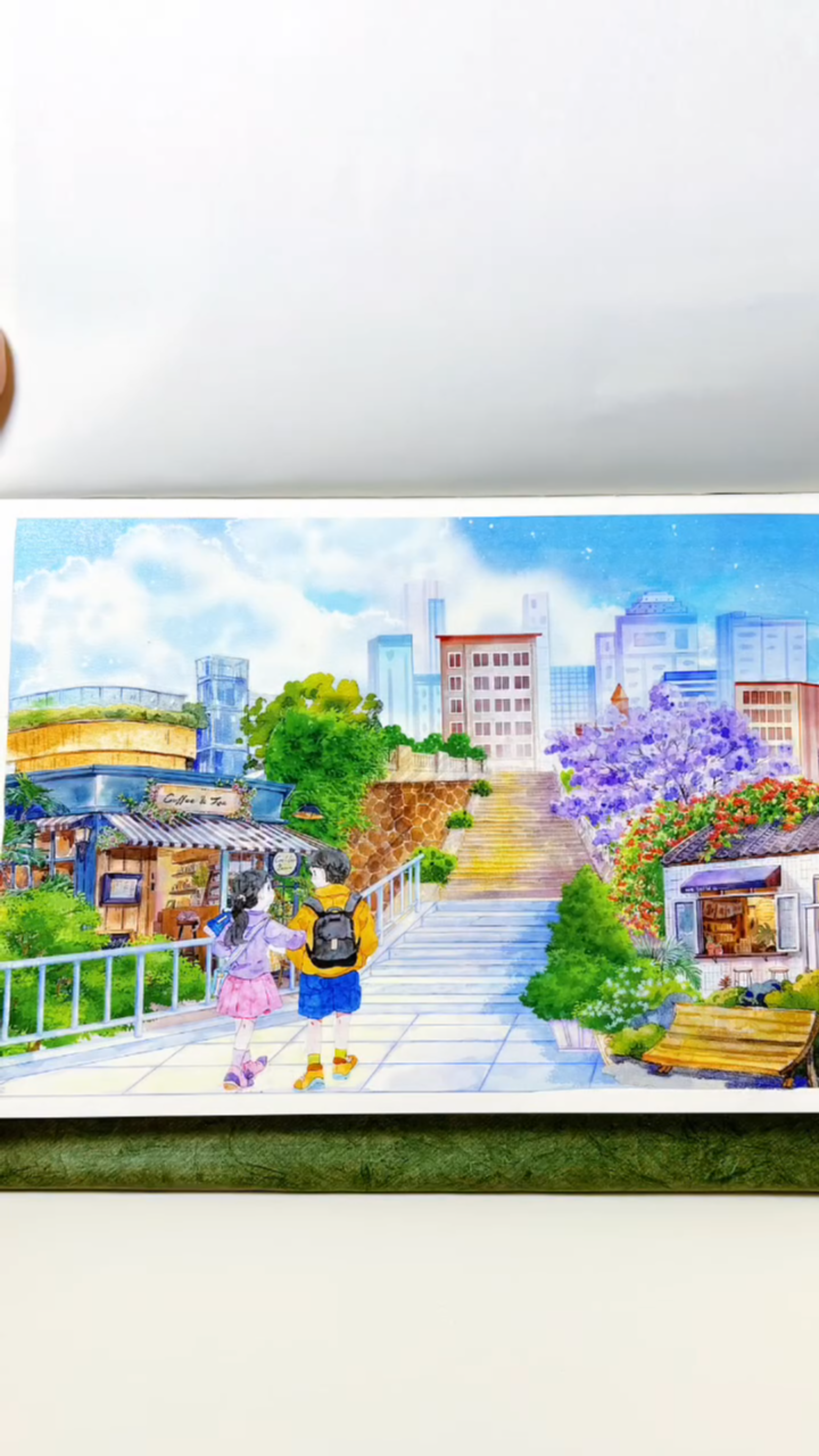 ✨ A peaceful afternoon walk through a sunlit city 🌸