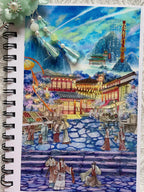 Aurora Borealis PET Tape (No White Ink) - Whole Roll Arctic Daylight PET Tape | Aurora Borealis Scenery Sticker