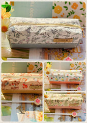 Pencil Pouch – Cotton Canvas Stationery Bag Handmade Pencil Pouch – Large Capacity Journaling Pen Case | Cotton Canvas Stationery Bag