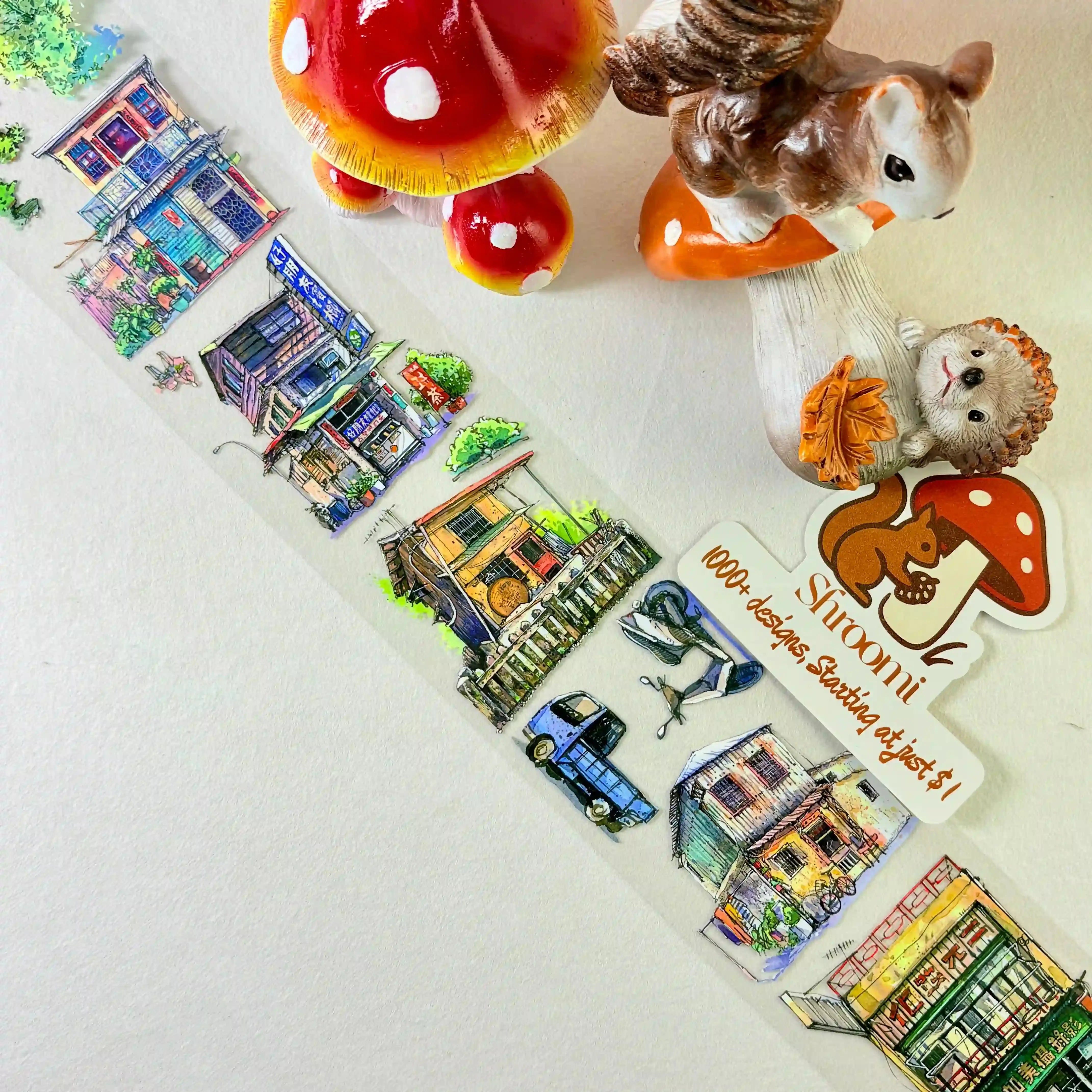 Beautiful Moments II PET Tape Beautiful Moments II PET Tape | Taiwanese Urban Scenery Tape