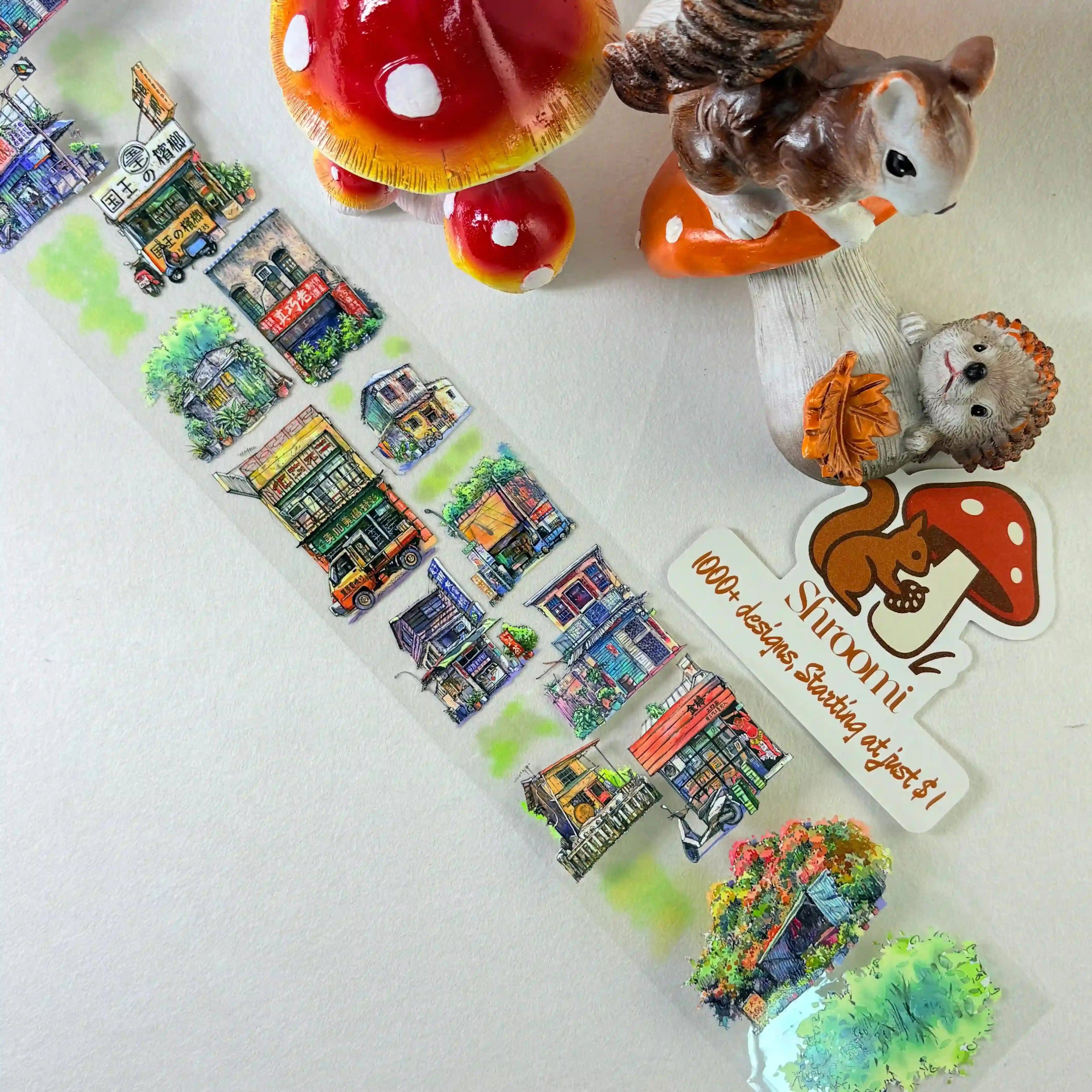 Beautiful Moments II PET Tape Beautiful Moments II PET Tape | Taiwanese Urban Scenery Tape