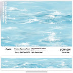 Blue Cloudscape Washi Tape – Sky Scenery for Journaling & Scrapbooking - Shroomi