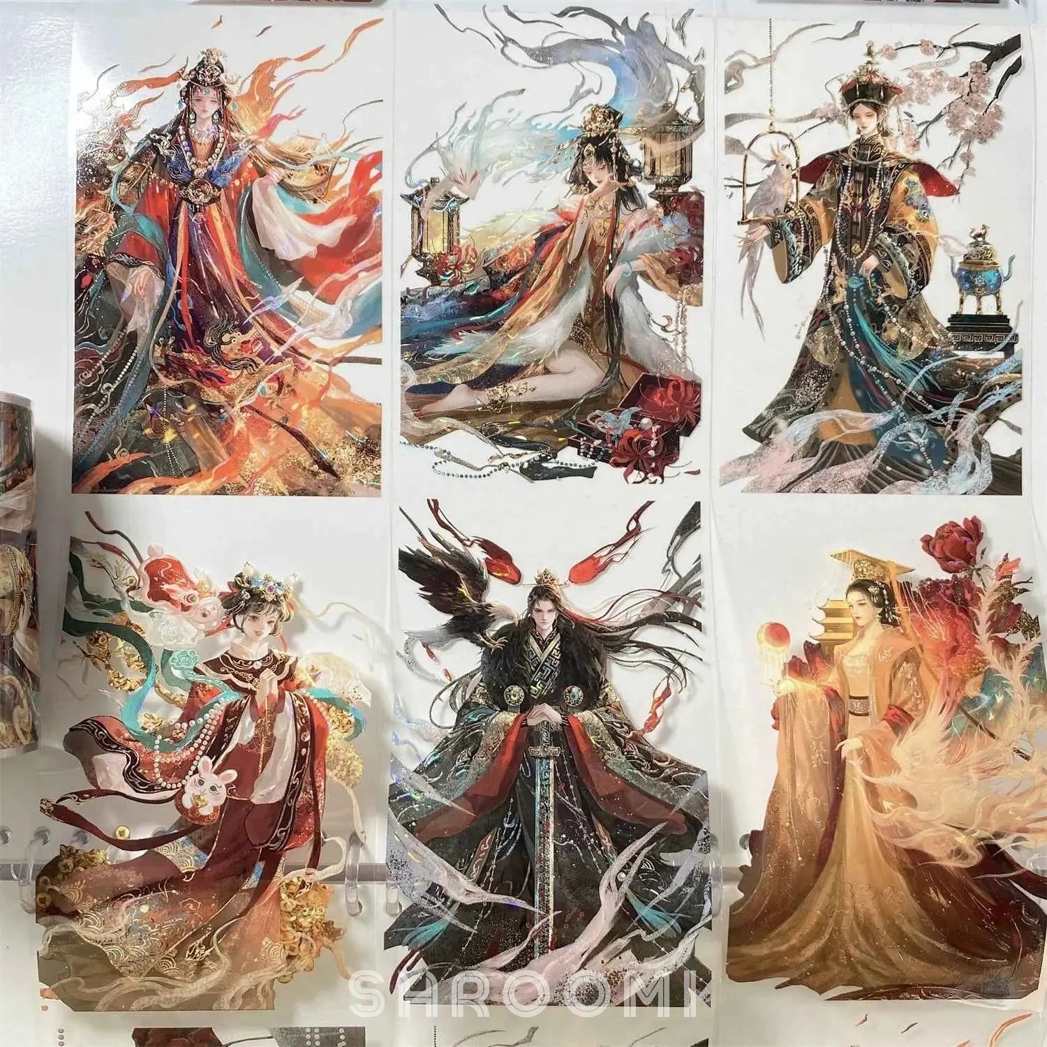 Chinese Grace Chronicle PET Tape - No.2 Chinese Grace Chronicle PET Tape | Imperial Style Character Sticker