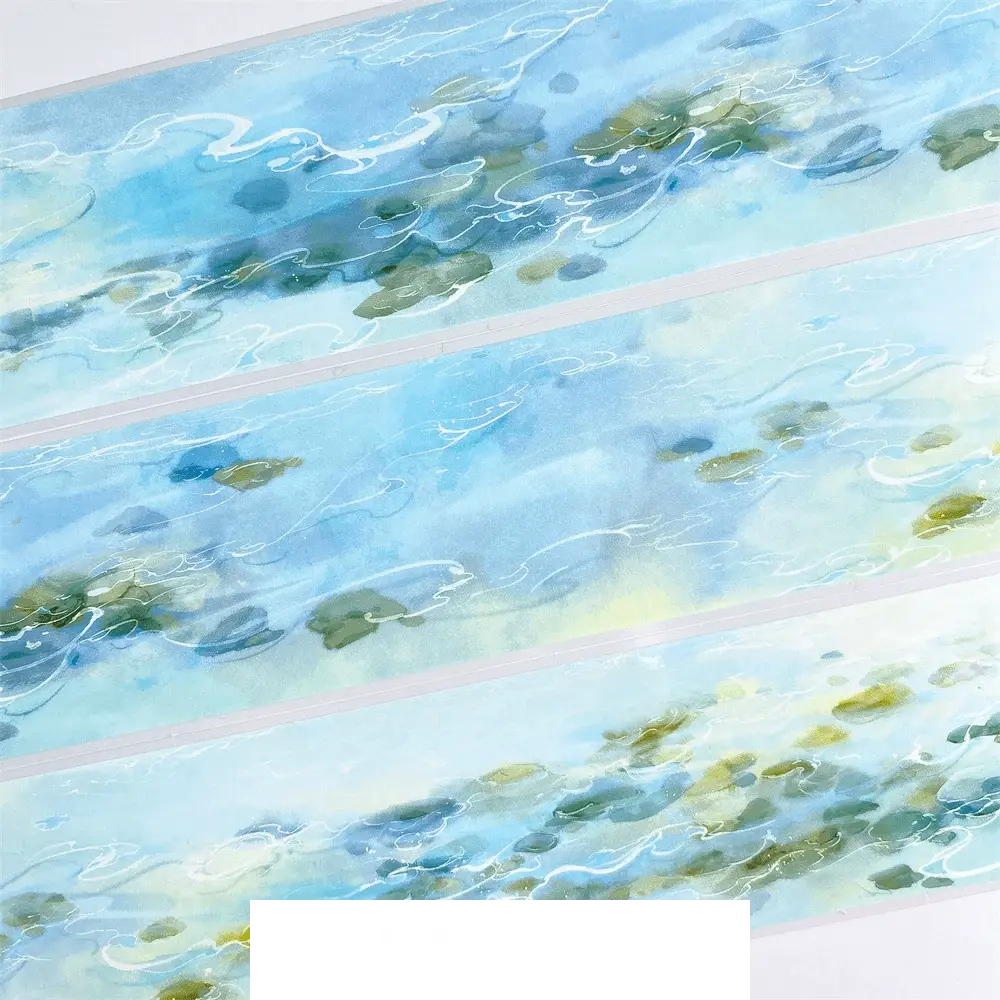 Clear Stream Bed PET Tape - Landscaping Design Clear Stream Bed PET Tape | River & Water Scenery Sticker