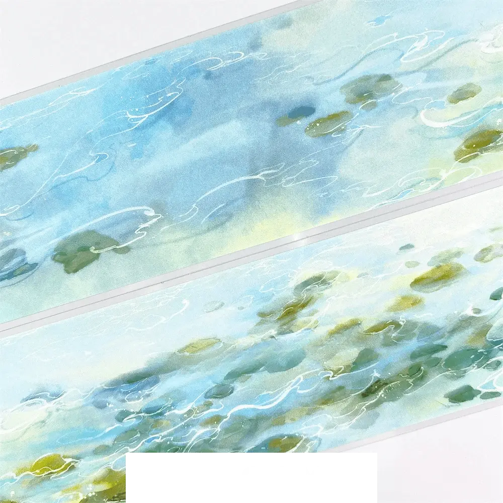 Clear Stream Bed PET Tape - Landscaping Design Clear Stream Bed PET Tape | River & Water Scenery Sticker