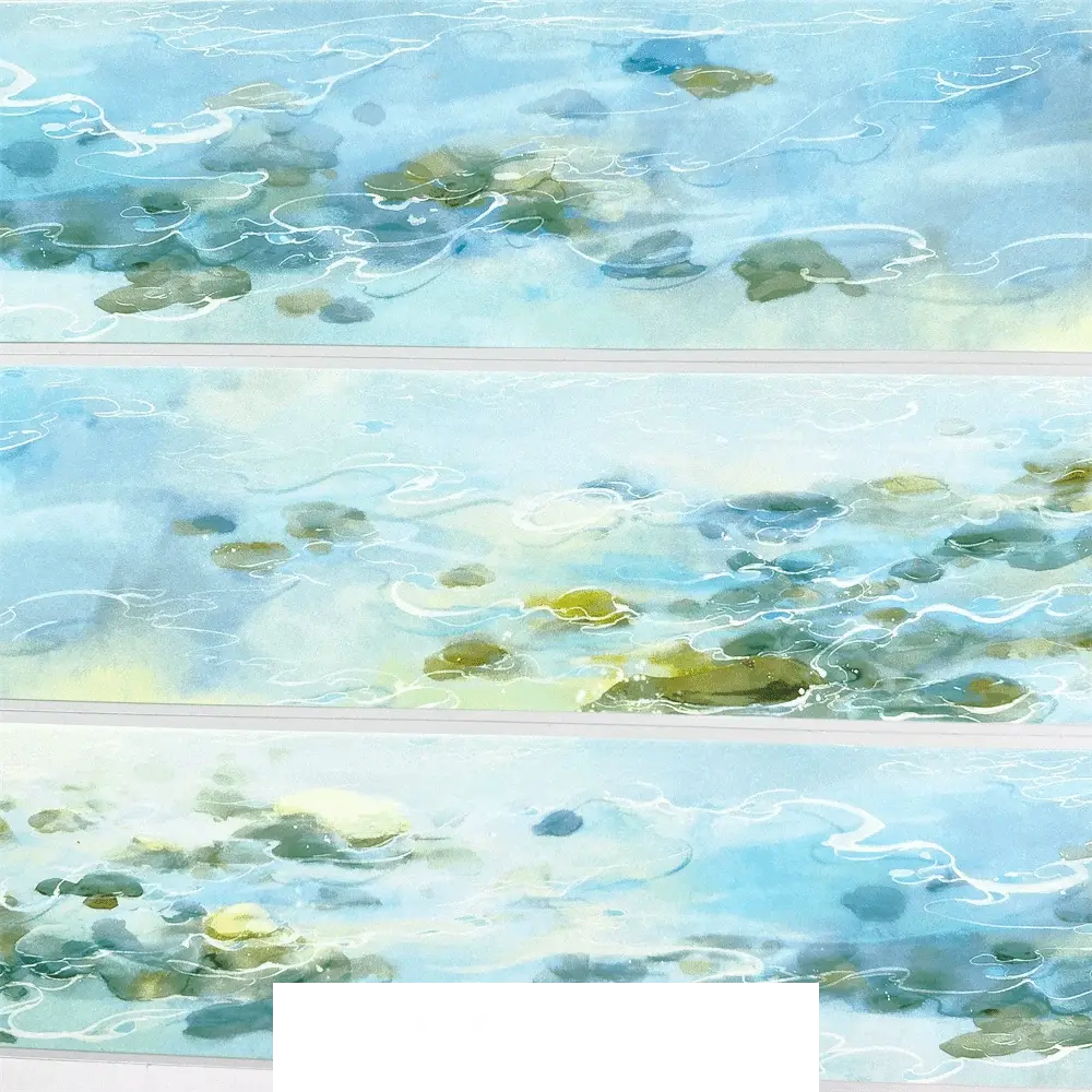 Clear Stream Bed PET Tape - Landscaping Design Clear Stream Bed PET Tape | River & Water Scenery Sticker