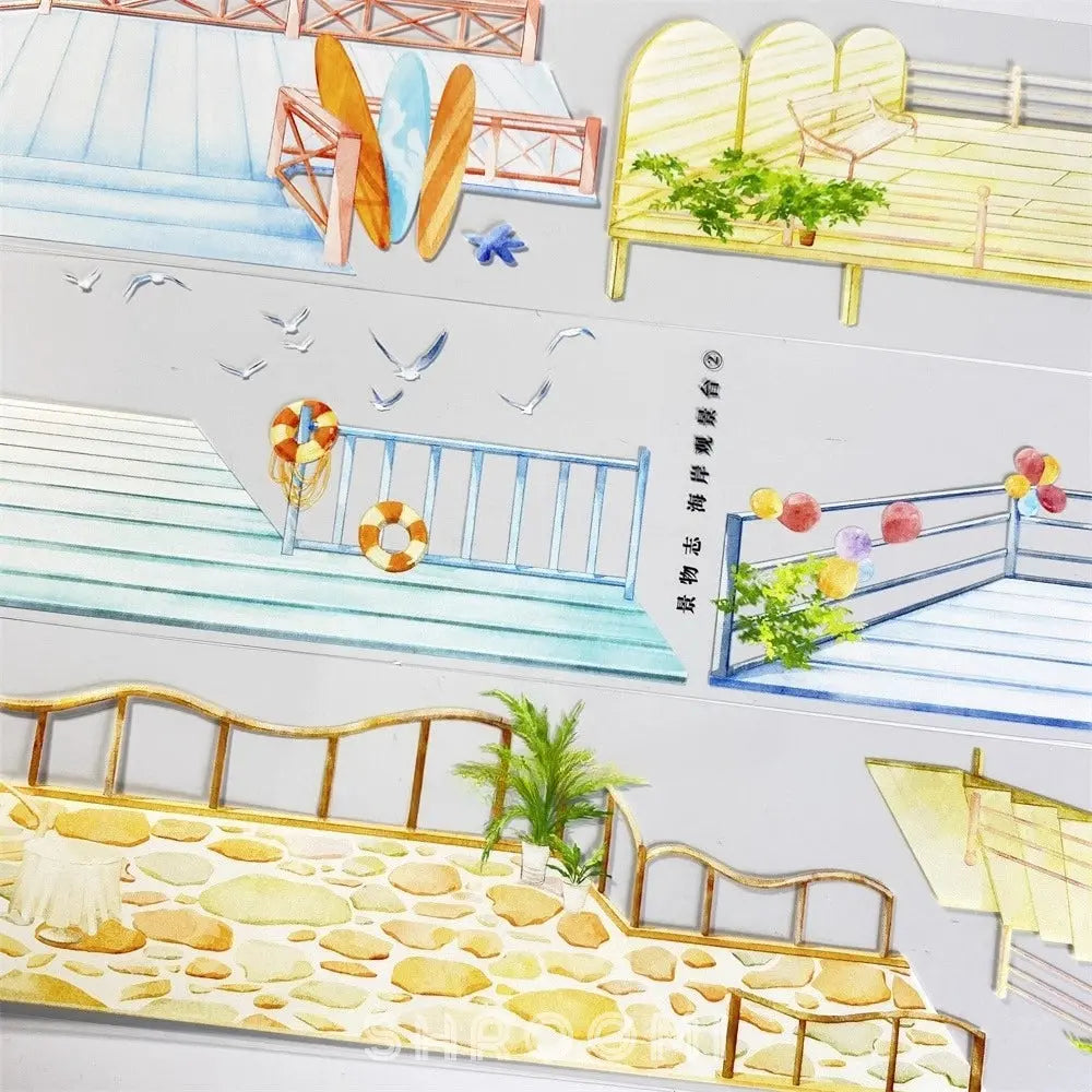 Coastal Viewing Deck PET Tape JINGWUZHI