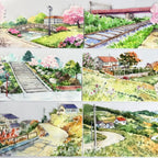 Countryside PET Scene Making Tape - Shroomi