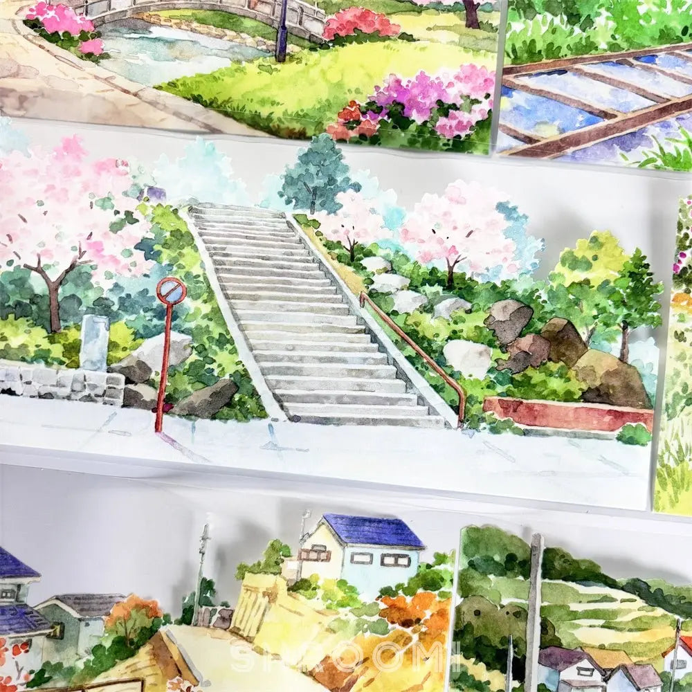 Countryside PET Scene Making Tape Countryside Scene Making PET Tape | Large Background Sticker