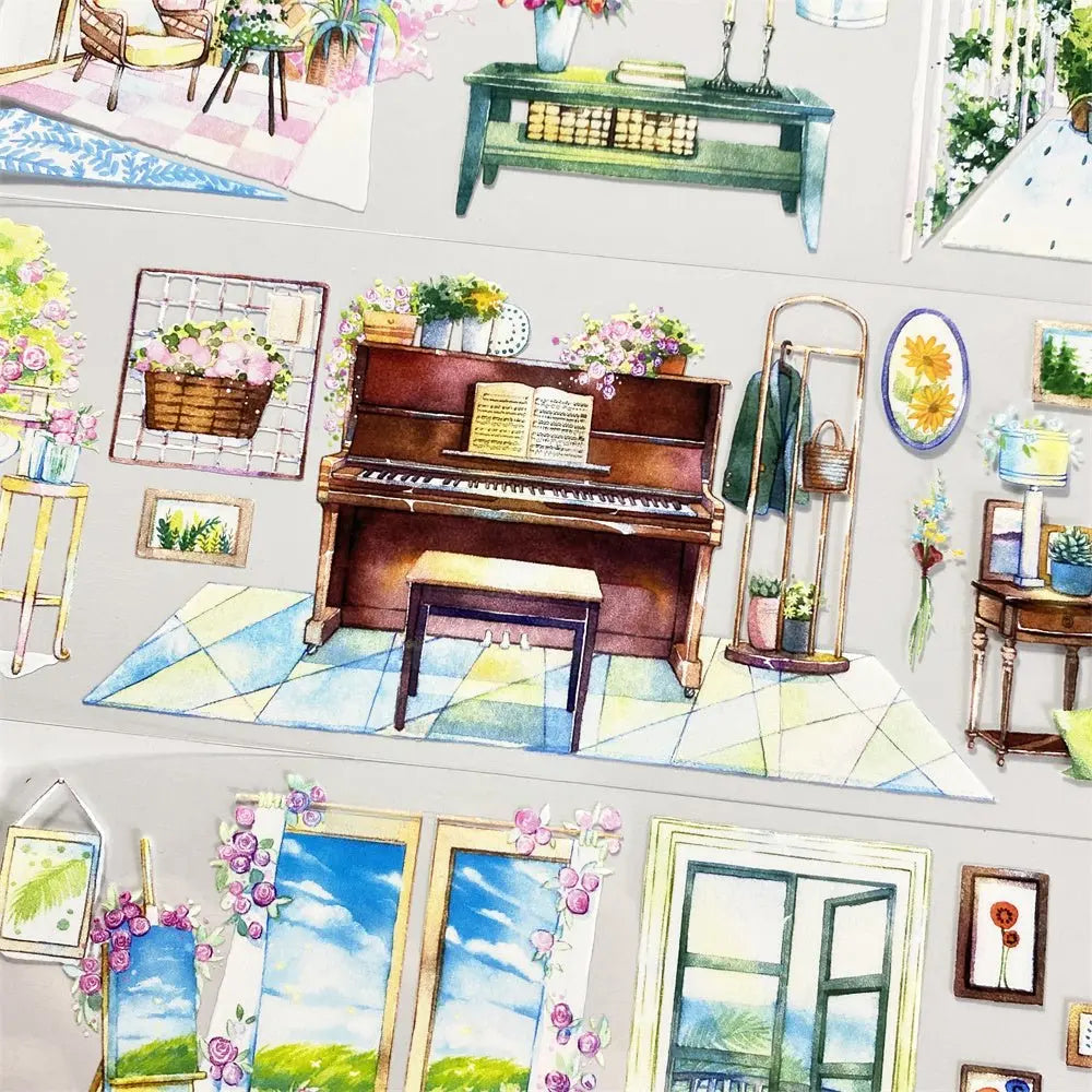 Cozy Home Interior PET Tape - Shroomi