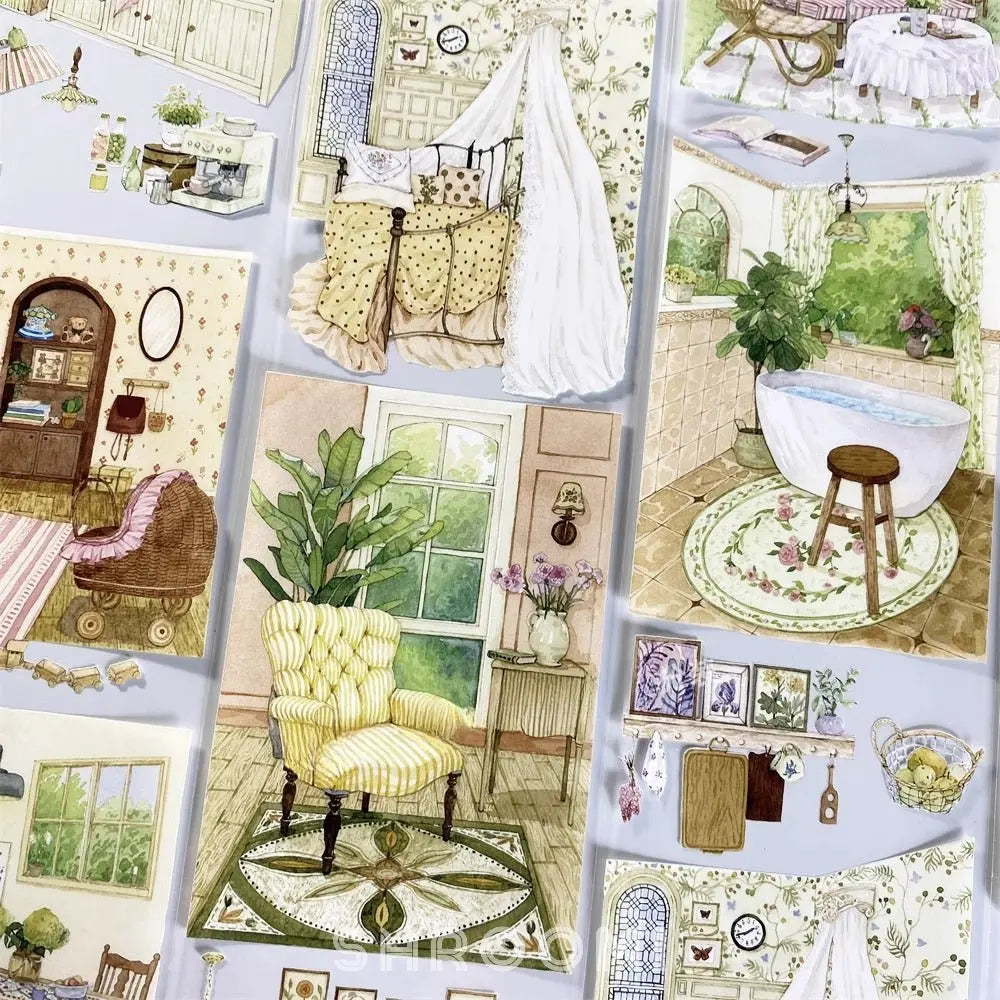 Cozy Interior Scene PET Tape - Shroomi