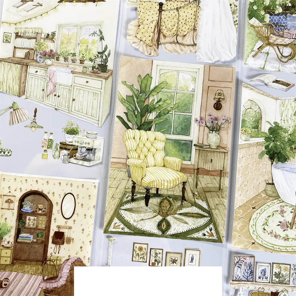 Cozy Interior Scene PET Tape - Shroomi