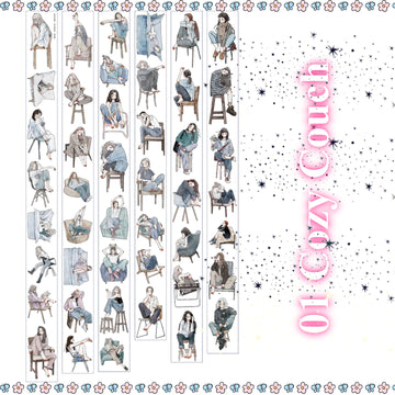 Die-cut Girl's Daily - 4 Styles