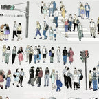 Crosswalk Crowd PET Tape - Shroomi