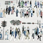 Crosswalk Crowd PET Tape - Shroomi