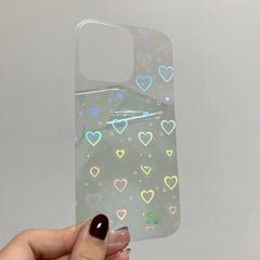 [Samsung] Transparent Phone Card Holder - DIY Decorative Back Card for Samsung