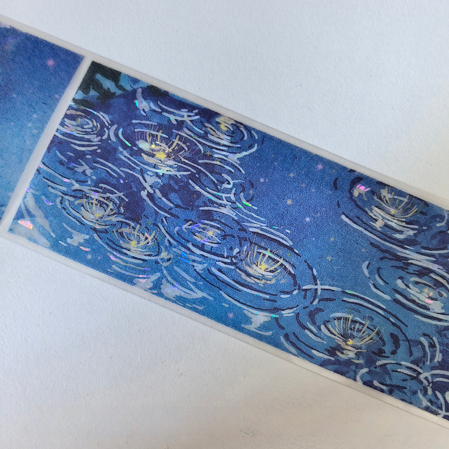 Holographic Midnight Rain PET Tape Holographic Starlit Rain PET Tape | Shroomi