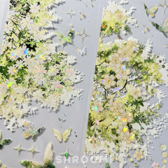 Enchanted Bloom PET Tape Enchanted Bloom Shell Gloss PET Tape | Floral & Botanical Sticker