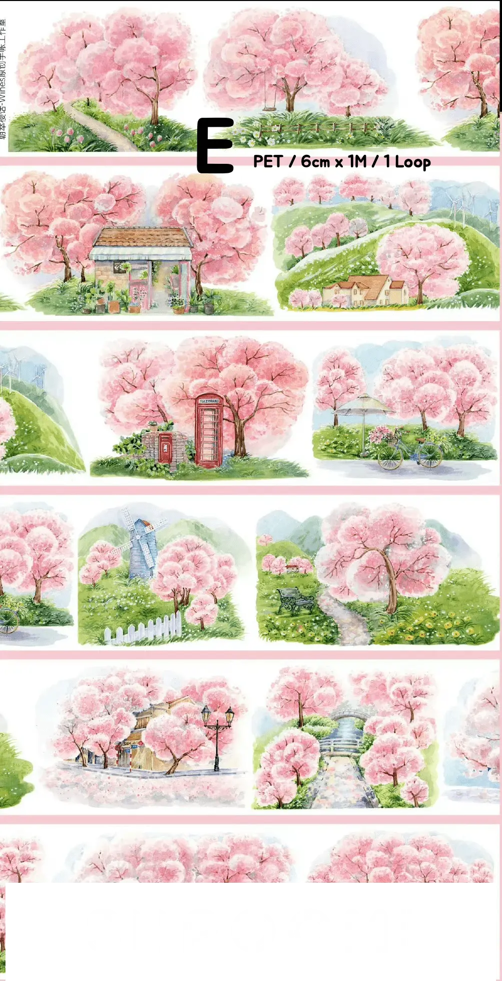 Fairy Tale Town PET Tape 6 Styles - Shroomi