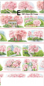 Fairy Tale Town PET Tape 6 Styles - Shroomi