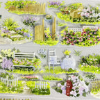 Garden Courtyard PET Tape - Shroomi