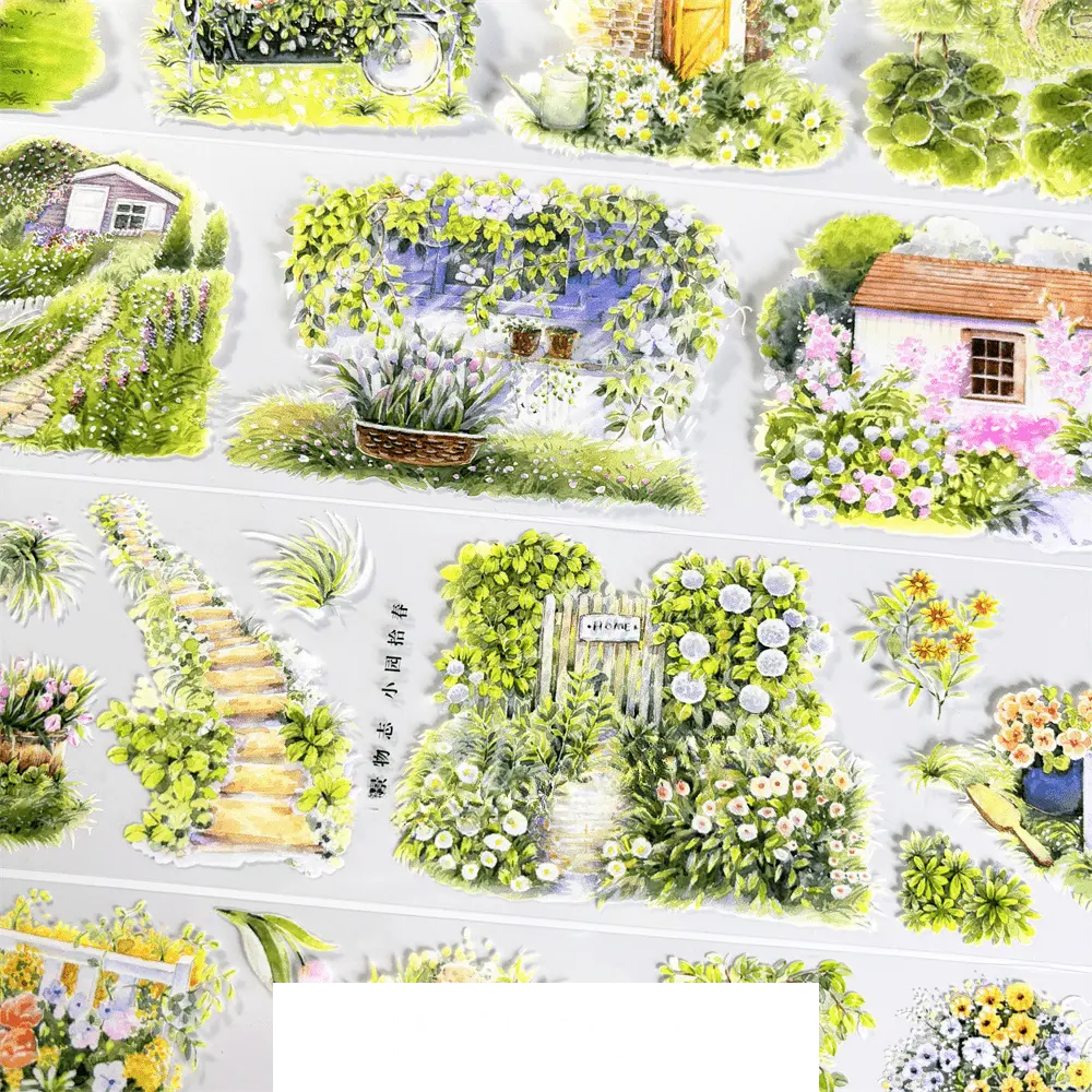 Garden Pathway PET Tape Garden Pathway PET Tape | Cottage & Floral Scenery Sticker