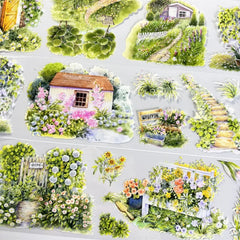Garden Pathway PET Tape Garden Pathway PET Tape | Cottage & Floral Scenery Sticker