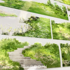 Garden Pathway Scene PET Tape - Shroomi