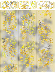 Ginkgo Yellow PET Tape Ginkgo Yellow PET Tape | Autumn Leaf Journaling Washi