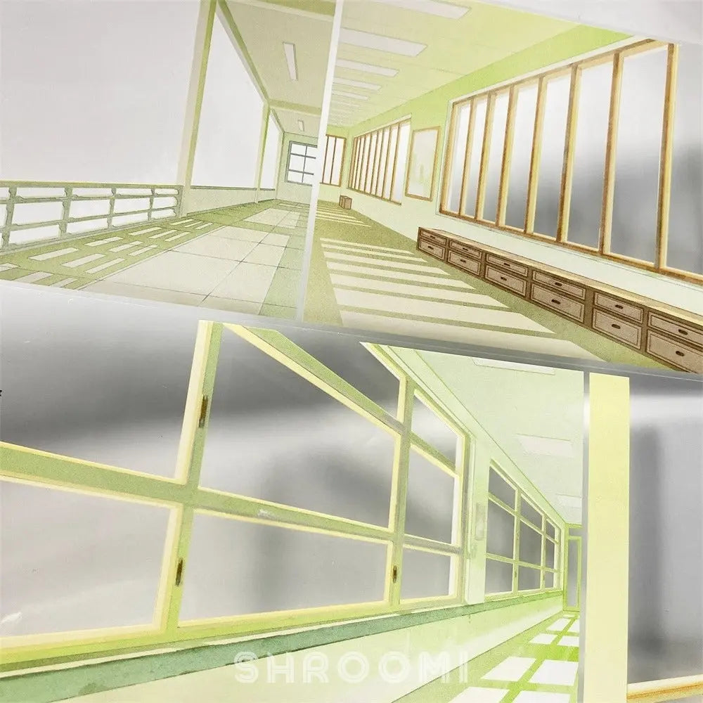 Green Corridor Shadows 2 PET Tape JINGWUZHI