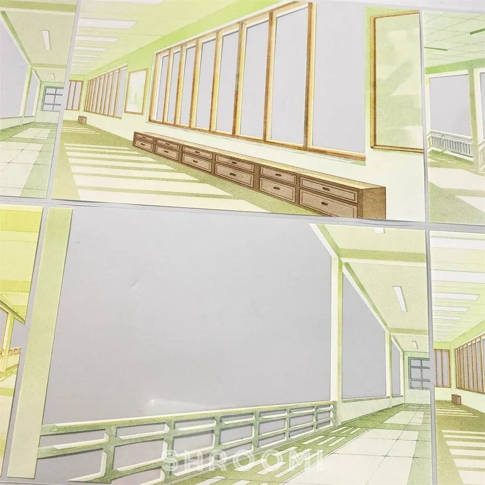 Green Corridor Shadows 2 PET Tape JINGWUZHI