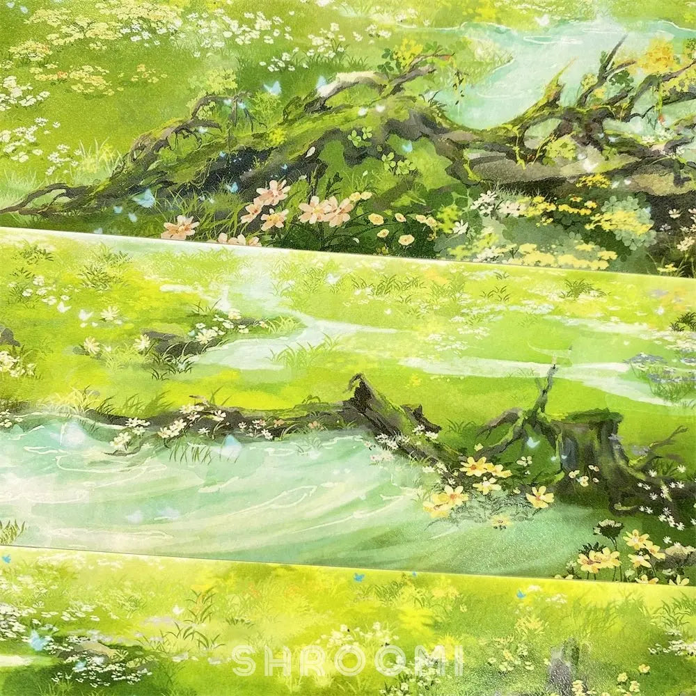 Green Meadow Dreams PET Tape - Shroomi