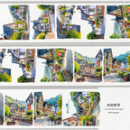 Illustration Detail Holiday Town PET Tape 2