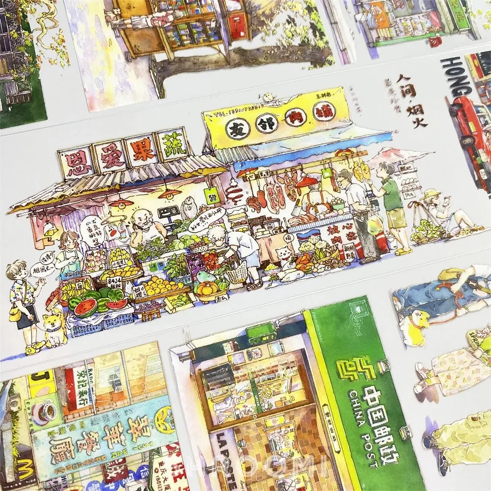 Hong Kong Street Life PET Tape - Shroomi