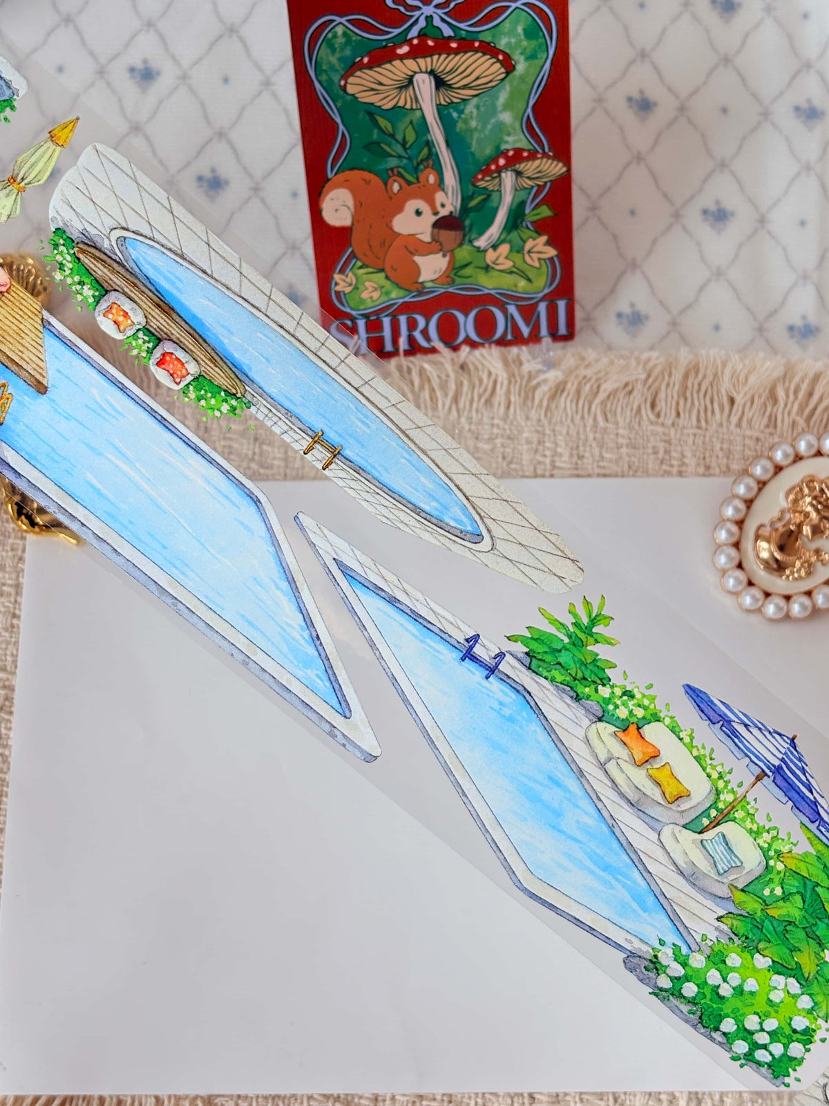 Summer Pool Decorative Tape